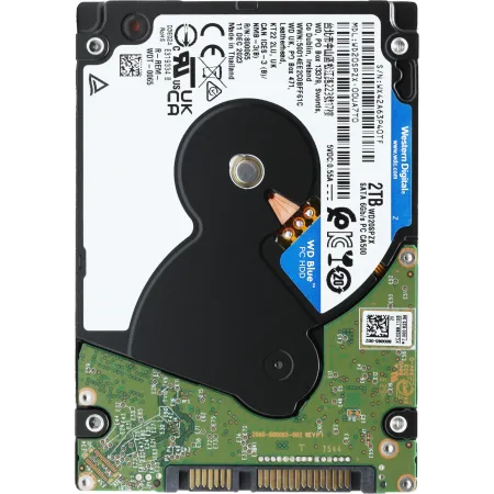 Жесткий диск WD SATA-III 2Tb WD20SPZX Notebook Blue (5400rpm) 128Mb 2.5"