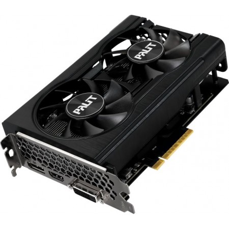 Видеокарта Palit PCI-E 4.0 PA-RTX3050 DUAL NVIDIA GeForce RTX 3050 8Gb 128bit GDDR6 1552/14000 DVIx1 HDMIx1 DPx1 HDCP Ret