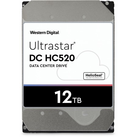 Жесткий диск WD SATA-III 12TB 0F30146 HUH721212ALE604 Ultrastar DC HC520 4KN (7200rpm) 256Mb 3.5"