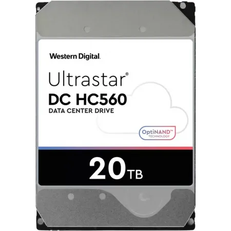 Жесткий диск WD SATA-III 20TB 0F38785 WUH722020BLE6L4 Server Ultrastar DC HC560 512E (7200rpm) 512Mb 3.5"