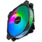 Вентилятор для корпуса Alseye M120-PB RGB 120х120x25 черный 4-pin 23.6дБ Ret