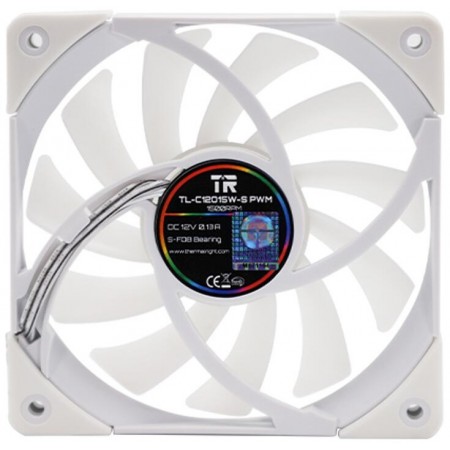 Вентилятор для корпуса Thermalright TL-C12015W-S ARGB 120х120x15 белый 4-pin 24.1дБ (TL-C12015W-S-ARGB) Ret