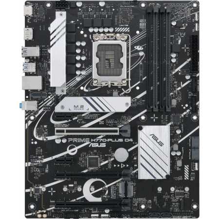 Материнская плата Asus PRIME H770-PLUS D4 Soc-1700 Intel H770 4xDDR4 ATX AC`97 8ch(7.1) 2.5Gg RAID+HDMI+DP