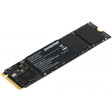 Накопитель SSD Digma PCIe 3.0 x4 2TB DGSM3002TM23T Mega M2 M.2 2280