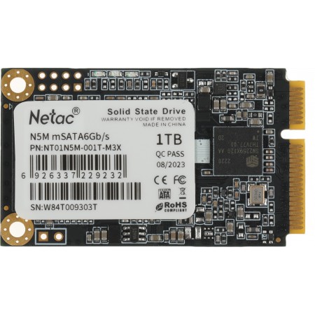 Накопитель SSD Netac SATA-III 1TB NT01N5M-001T-M3X N5M mSATA