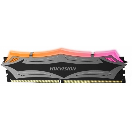 Память DDR4 8Gb 3200MHz Hikvision HKED4081CBA2D2ZA4/8G U100 RGB RTL Gaming PC4-25600 CL16 DIMM 288-pin 1.35В с радиатором Ret