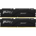 Память DDR5 2x8Gb 5600MHz Kingston KF556C40BBK2-16 Fury Beast RTL Gaming PC5-44800 CL40 DIMM 288-pin 1.25В single rank с радиатором Ret