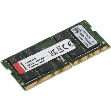 Память DDR4 32Gb 3200MHz Kingston KVR32S22D8/32 VALUERAM RTL PC4-32000 CL22 SO-DIMM 260-pin 1.2В dual rank Ret