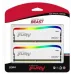 Память DDR4 2x16Gb 3600MHz Kingston KF436C18BWAK2/32 Fury Beast RGB RTL Gaming PC4-28800 CL18 DIMM 288-pin 1.35В с радиатором Ret