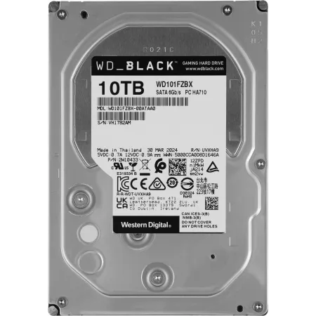 Жесткий диск WD SATA-III 10Tb WD101FZBX Desktop Black (7200rpm) 256Mb 3.5"