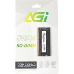 Память DDR4 8Gb 3200MHz AGi AGI320008SD138 SD138 RTL PC4-25600 SO-DIMM 260-pin Ret