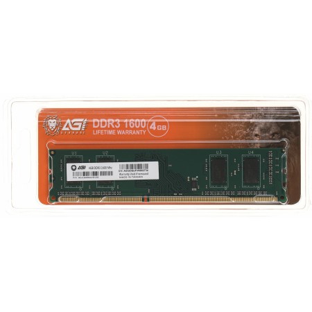 Память DDR3 4GB 1600MHz AGi AGI160004UD128 UD128 RTL PC4-12800 DIMM 240-pin 1.2В Ret