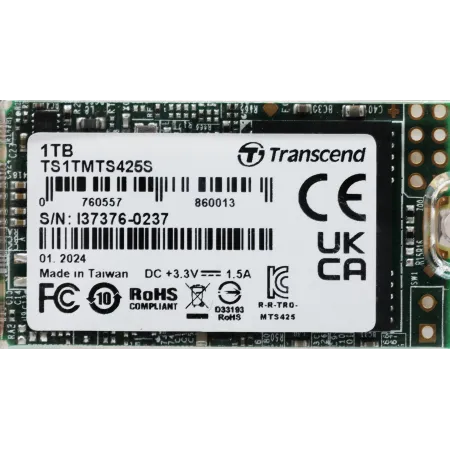 Накопитель SSD Transcend SATA-III 1TB TS1TMTS425S 425S M.2 2242 0.3 DWPD