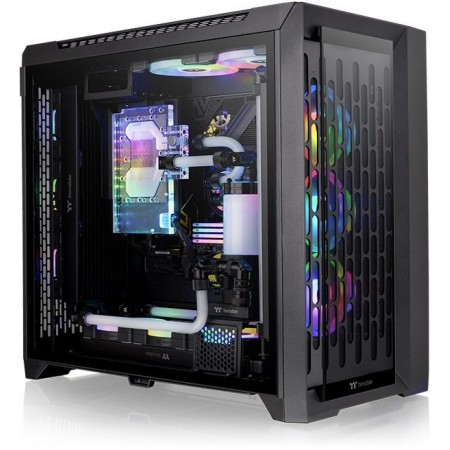 Корпус Thermaltake CTE C750 TG ARGB черный без БП ATX 14x120mm 14x140mm 4x200mm 4xUSB3.0 audio bott PSU