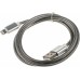 Кабель Premier 6-703M2 1.0S USB (m)-Lightning (m) 1м серебристый пакет