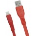 Кабель Premier 6-703RL45 2.0R USB (m)-Lightning (m) 2м красный пакет