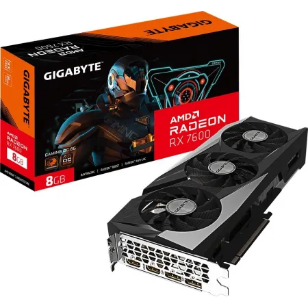 Видеокарта Gigabyte PCI-E 4.0 GV-R76GAMING OC-8GD AMD Radeon RX 7600 8Gb 128bit GDDR6 2355/18000 HDMIx2 DPx2 HDCP Ret