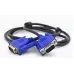 Кабель Premier 5-960B VGA (m) VGA (m) 1.8м (5-960B 1.8) феррит.кольца черный
