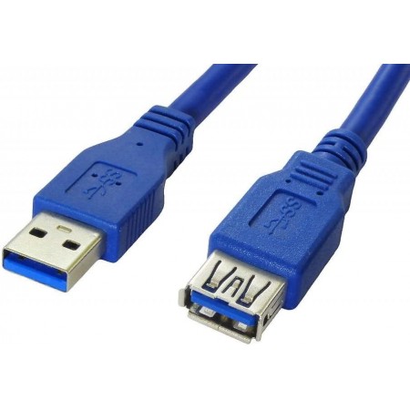 Кабель-удлинитель Premier 5-905 USB 3.0 A(m) USB 3.0 A(f) 1.8м (5-905(3,0)-1.8(BL)) синий (пакет)