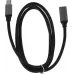Кабель-удлинитель Premier 5-913 EXT USB Type-C (m) USB Type-C (f) 1м черный (пакет) Кабель-удлинитель Premier 5-913 EXT USB Type-C (m) USB Type-C (f) 1м черный (пакет)
