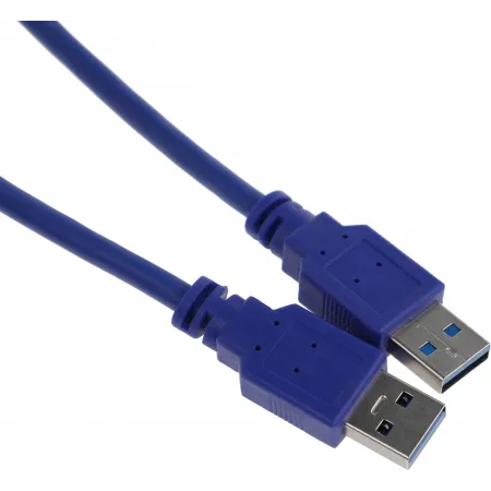 Кабель Premier 5-900 USB 3.0 A(m) USB 3.0 A(m) 1м синий (пакет)