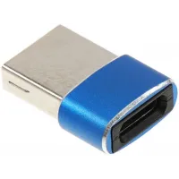 Адаптер Premier 6-071 USB 2.0 A(m) USB Type-C (f) синий (пакет)