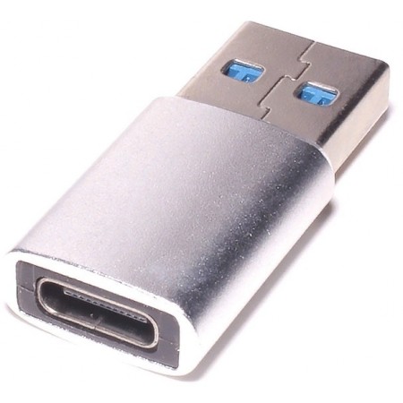 Адаптер Premier 6-071 USB 2.0 A(m) USB Type-C (f) серебристый (пакет)