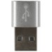 Адаптер Premier 6-071 USB 2.0 A(m) USB Type-C (f) серебристый (пакет)