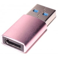 Адаптер Premier 6-071 USB 2.0 A(m) USB Type-C (f) розовый (пакет)