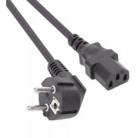 Кабель Premier 5-280L IEC C13 Евровилка угловой 1м (5-280L(0.75) 1.0) черный (Bulk) Кабель Premier 5-280L IEC C13 Евровилка угловой 1м (5-280L(0.75) 1.0) черный (Bulk)