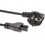 Кабель Premier 5-282CU IEC C5 (3-pin) Евровилка угловой 1.8м (5-282CU(0.75) 1.8) черный (Bulk)