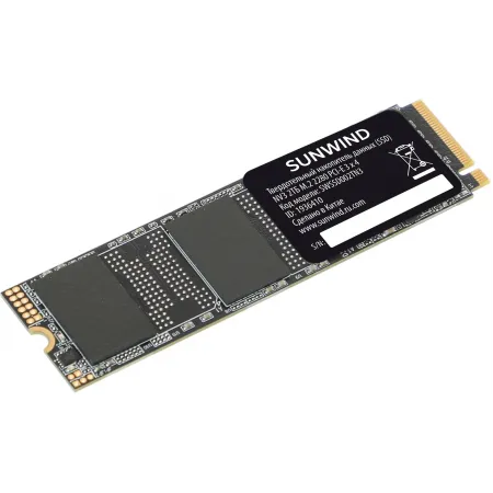 Накопитель SSD SunWind PCIe 3.0 x4 2TB SWSSD002TN3 NV3 M.2 2280