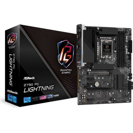 Материнская плата Asrock Z790 PG LIGHTNING Soc-1700 Intel Z790 4xDDR5 ATX AC`97 8ch(7.1) 2.5Gg RAID+HDMI