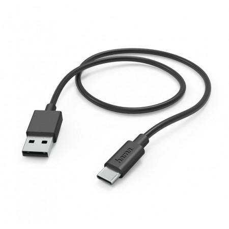 Кабель Hama H-201594 00201594 USB (m)-USB Type-C (m) 1м черный