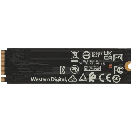 Накопитель SSD WD PCIe 4.0 x4 2TB WDS200T3X0E Black SN770 M.2 2280