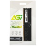 Память DDR5 16GB 4800MHz AGi AGI480016UD238 RTL PC5-38400 CL40 DIMM 288-pin 1.1В single rank Ret