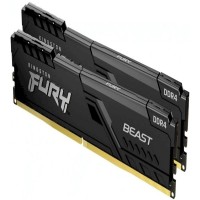 Память DDR4 2x32GB 2666MHz Kingston KF426C16BBK2/64 Fury Beast Black RTL Gaming PC4-21300 CL16 DIMM 288-pin 1.2В kit Intel dual rank с радиатором Ret Память DDR4 2x32GB 2666MHz Kingston KF426C16BBK2/64 Fury Beast Black RTL Gaming PC4-21300 CL16 DIMM 288-pin 1.2В kit Intel dual rank с радиатором Ret