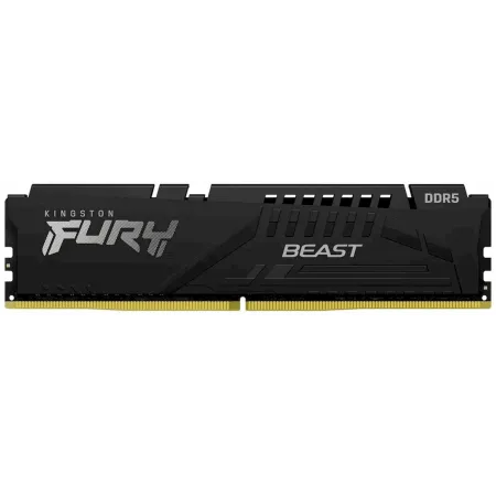 Память DDR5 8Gb 4800MHz Kingston KF548C38BB-8 Fury Beast RTL Gaming PC5-38400 CL38 DIMM 288-pin 1.1В Intel single rank с радиатором Ret