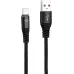 Кабель Digma DG-USBA-С-1M-27W USB (m)-USB Type-C (m) 1м черный