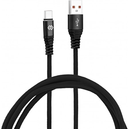 Кабель Digma DG-USBA-С-2M-27W USB (m)-USB Type-C (m) 2м черный