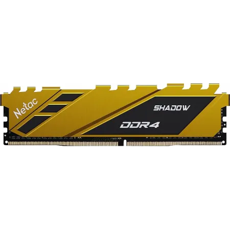 Память DDR4 8GB 3200MHz Netac NTSDD4P32SP-08Y Shadow RTL Gaming PC4-25600 CL16 DIMM 288-pin 1.35В с радиатором Ret