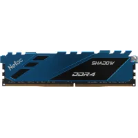 Память DDR4 16GB 2666MHz Netac NTSDD4P26SP-16B Shadow RTL Gaming PC4-21300 CL19 DIMM 288-pin 1.2В с радиатором Ret