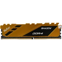 Память DDR4 8GB 3600MHz Netac NTSDD4P36SP-08Y Shadow RTL Gaming PC4-28800 CL18 DIMM 288-pin 1.35В Intel с радиатором Ret