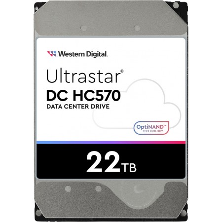 Жесткий диск WD SAS 3.0 22TB 0F48052 WUH722222AL5204 Server Ultrastar DC HC570 512E (7200rpm) 512Mb 3.5"