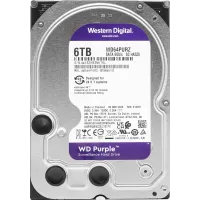 Жесткий диск WD SATA-III 6TB WD64PURZ Surveillance Purple (5400rpm) 256Mb 3.5"