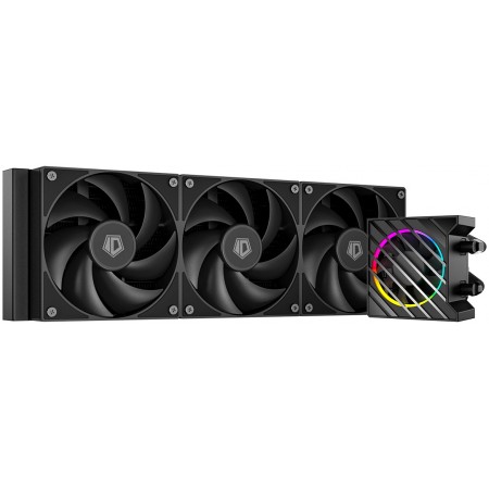 Система водяного охлаждения ID-Cooling Dashflow 360 XT Lite ARGB Soc-AM5/AM4/1151/1200/2066/1700 черный 4-pin 16-34dB Al+Cu 350W Ret