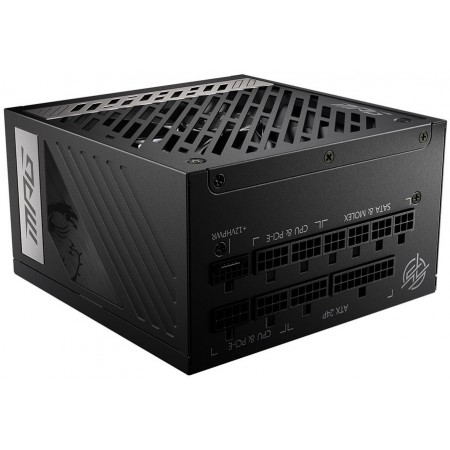 Блок питания MSI ATX 850W MPG A850G 80+ gold 24pin APFC 135mm fan 8xSATA Cab Manag RTL