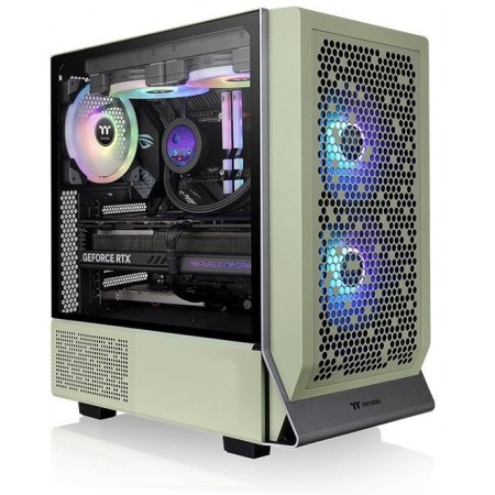 Корпус Thermaltake Ceres 300 TG ARGB Matcha зеленый без БП ATX 7x140mm 5x180mm 2xUSB3.0 audio bott PSU