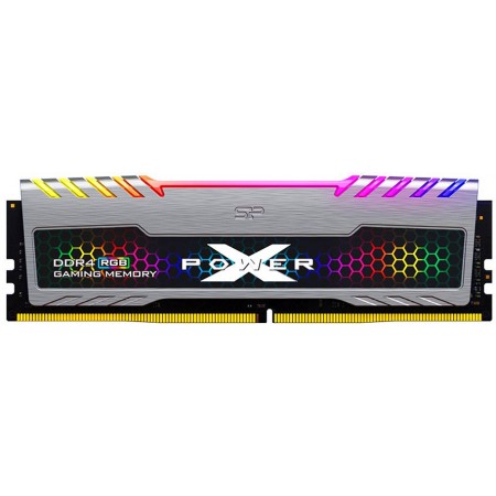 Память DDR4 8GB 3200MHz Silicon Power SP008GXLZU320BSB Xpower Turbine RGB RTL Gaming PC4-25600 CL16 DIMM 288-pin 1.35В kit single rank с радиатором Ret