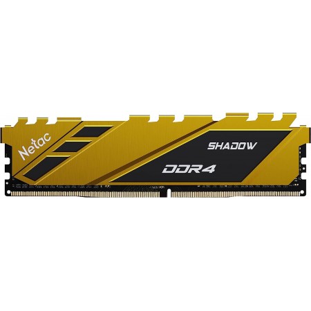 Память DDR4 8GB 2666MHz Netac NTSDD4P26SP-08Y Shadow RTL PC4-21300 CL19 DIMM 288-pin 1.2В с радиатором Ret